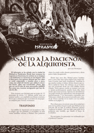 Asalto a la hacienda de la alquimista
